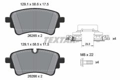 TEXTAR 2626501-2383-00 — Set discuri și plăcuțe de frână