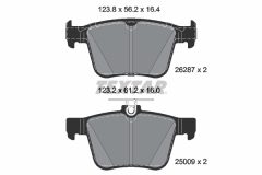 TEXTAR 2628701 — Колодки тормозные дисковые
