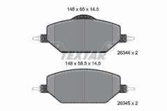 TEXTAR 2634401 — Plăcuțe de frână disc