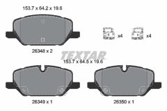 TEXTAR 2634802-3055-00 — Комплект тормозных дисков и колодок