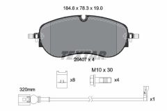 TEXTAR 2640701-3375-00 — Set discuri și plăcuțe de frână