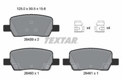 TEXTAR 2645901 — Колодки тормозные дисковые
