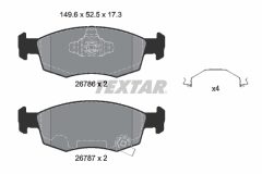 TEXTAR 2678601-0696-00 — Set discuri și plăcuțe de frână