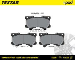 TEXTAR 2683201SC — Колодки тормозные дисковые