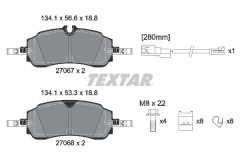 TEXTAR 2706701-3527-00 — Комплект тормозных дисков и колодок