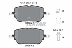 TEXTAR 2737901 — Колодки тормозные дисковые