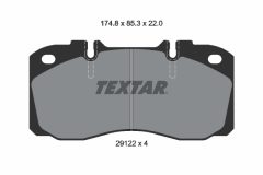 TEXTAR 2912204-1776-00 — Комплект тормозных дисков и колодок