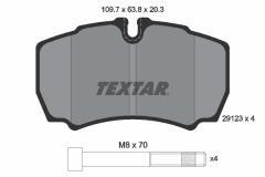 TEXTAR 2912303-1047-00 — Комплект тормозных дисков и колодок