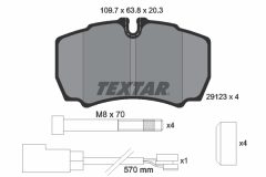 TEXTAR 2912307-2425-00 — Комплект тормозных дисков и колодок