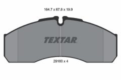 TEXTAR 2916002-1272-00 — Комплект тормозных дисков и колодок