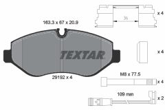 TEXTAR 2919202-1234-00 — Set discuri și plăcuțe de frână