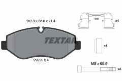 TEXTAR 2922901-1776-00 — Комплект тормозных дисков и колодок