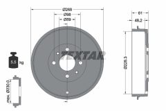 TEXTAR 94014000 — Tambur de frână