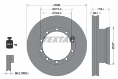 TEXTAR 93022600 — Disc de frână