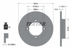 TEXTAR 92043800 — Disc de frână