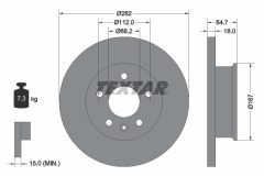 TEXTAR 92058500 — Disc de frână