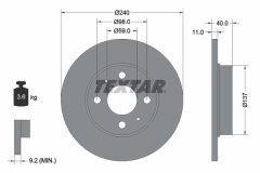 TEXTAR 92061103 — Disc de frână