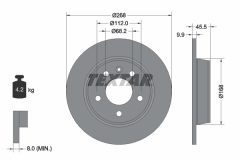TEXTAR 92074303 — Disc de frână