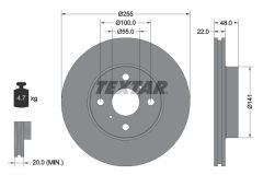 TEXTAR 92077200 — Тормозной диск