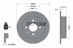 TEXTAR 92077900 — Disc de frână