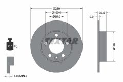 TEXTAR 92082503 — Disc de frână