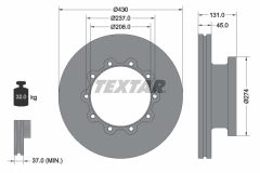 TEXTAR 93088300 — Тормозной диск