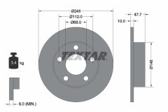 TEXTAR 92088503 — Disc de frână