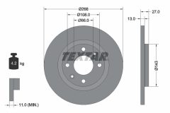 TEXTAR 92089103 — Disc de frână