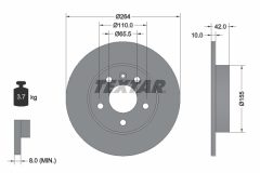 TEXTAR 92092103 — Disc de frână