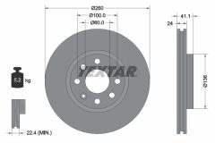 TEXTAR 92111103 — Disc de frână