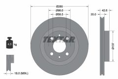 TEXTAR 92112100 — Тормозной диск