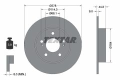 TEXTAR 92113103 — Disc de frână