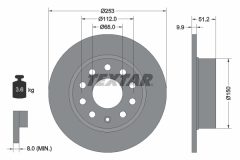 TEXTAR 92120903 — Disc de frână