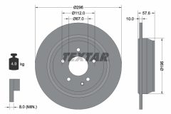 TEXTAR 93123503 — Disc de frână