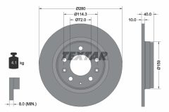 TEXTAR 92125603 — Disc de frână