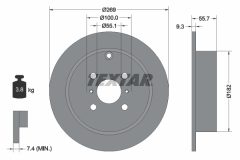 TEXTAR 92126203 — Тормозной диск