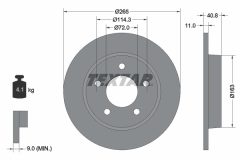 TEXTAR 92130500 — Disc de frână