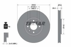 TEXTAR 92133203 — Disc de frână