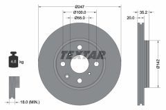 TEXTAR 92141903 — Disc de frână
