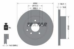 TEXTAR 92144003 — Тормозной диск