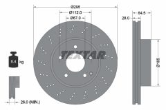 TEXTAR 92165005 — Тормозной диск
