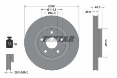 TEXTAR 92168803 — Disc de frână