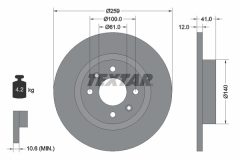 TEXTAR 92175103 — Disc de frână