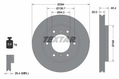 TEXTAR 92180205 — Тормозной диск