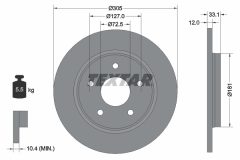 TEXTAR 92181005 — Тормозной диск