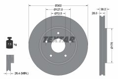 TEXTAR 92181503 — Тормозной диск
