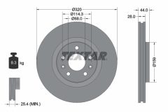 TEXTAR 92195403 — Тормозной диск