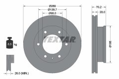 TEXTAR 92223000 — Disc de frână