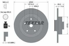 TEXTAR 92233103 — Тормозной диск