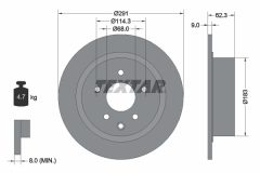TEXTAR 92237103 — Тормозной диск